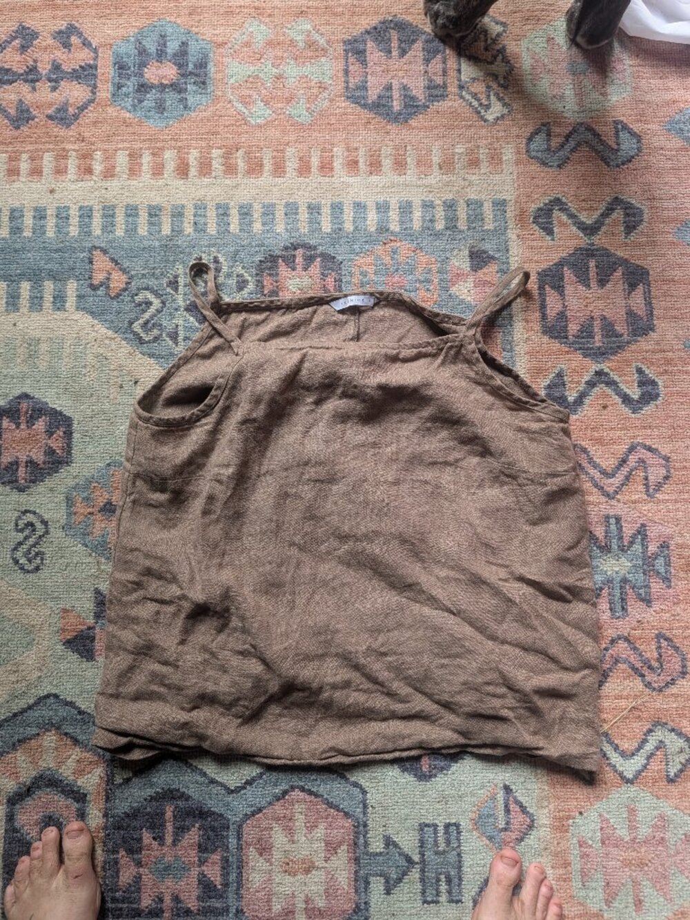 Linenfox cocoa top size large